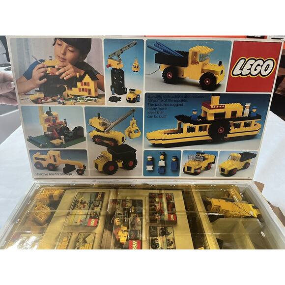 Vintage LEGO Universal Building Set #404 W/ Orig. Box And Instruction Manual - Picture 4 of 16